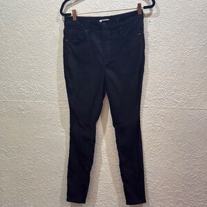 Good American Black Suede Pants by Khloé Kardashian, Size 12/31